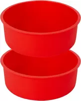 Danlink silikoninė kepimo forma apvali nelipni torto forma daugkartinio naudojimo kepimo formos lankstus silikoninis torto formų rinkinys (2 vnt.)