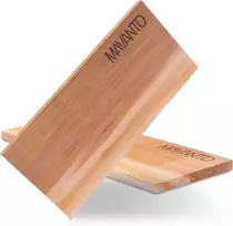 Mavanto Xxl grilio lentos – kanadietiško kedro medienos lenta grilinimui – ypač storos (30 x 14 x 1,5 cm), patvarios ir daugkartinio naudojimo