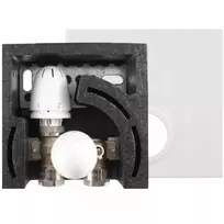 Potinkinis rtl ventilis grindų šildymui herz-floorfix compact baltas
