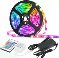 Rgb juosta 150 Led 5m + Nuotolinio valdymo pultas | Rinkinys | Premium