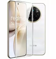 Erbord Grūdintas Uv stiklas, skirtas Realme 14 Pro+ 5g, idealiai pritaikytas, greitas uždėjimas ant ekrano