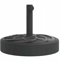 Bigbuy Garden Skėčio pagrindas 45x35 cm, juodas