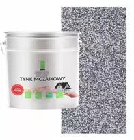 Mozaikinis tinkas pilkas vidaus ir išorės Mozaika Premium 7kg dervos