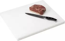 Kesper 30102 pjaustymo / serviravimo lenta 50x40x3 cm balta, tvirtas plastikas