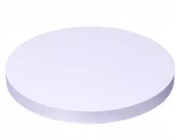 Baltas torto pagrindas iš stiroduro, 26 cm skersmens