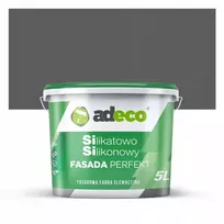 Adeco Silikono-silikatiniai fasadiniai dažai Ac1 juodi, skirti lentoms, 5 l
