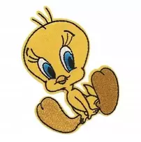 Penkialapis Naujas termo lipdukas siuvinėtas - geltonas viščiukas, viščiukas kanarėlė tweety