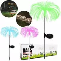 Saulės sodo šviestuvas medūza 80cm led lemputė 2vnt