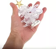 Solustre 2 vnt. Kalėdinės eglutės naktinė lemputė Led mini kalėdinės eglutės naktinė lemputė Usb stalinė lempa spalvinga šviesa Kalėdinė stalinė lempa vakarėlių festivalio miegamojo Kalėdų dekoravimo dovana