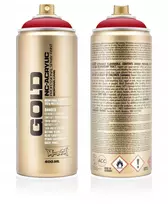 Montana Gold akriliniai dažai purškiami 400ml S-3020 Shock Blood Raudona