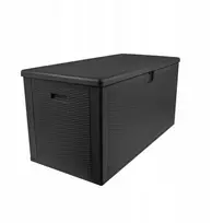Lauko baldų komplektas Sodo dėžė 570 l premium large balcony trunk seat rissa juodas