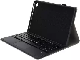 Zunate klaviatūros dėklas, skirtas M10 planšetiniam kompiuteriui, pu odinis dėklas su belaide bluetooth klaviatūra, skirtas M10 fhd plus 10.3 colių x606f (juodas)
