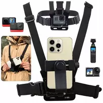 Objektyvas Mobiliojo telefono selfie krūtinės laikiklis action camera telefono laikiklis