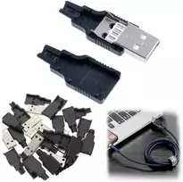 Usb 2.0 a tipo 4 kontaktų kištukas į kištuką, usb 2.0 tipo kištukas, usb 2.0 tipo a 4 kontaktų kištukas į lizdą, usb 2.0 tipo a 4 kontaktų lizdo adapterio kištukas, usb a tipo 4 kontaktų kištukas, skirtas pasidaryk pats kabeliams, 20 rinkinių