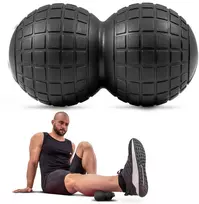 Hop Sport Dvigubas masažinis kamuoliukas lacrosse Eva, skirtas pratimams, lengvas, kietas, pilates