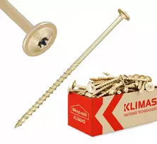 Grindinio galvutės Torx medvaržčiai 8x160 mm, 50 vnt.