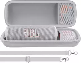 Kompiuterio kolonėlės Kietas dėklas Jbl Flip 7/6/5 nešiojamam garsiakalbiui (baltas)