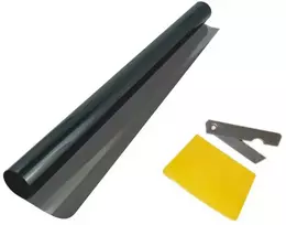 Tamsinanti automobilio langų plėvelė 75x300 cm juoda