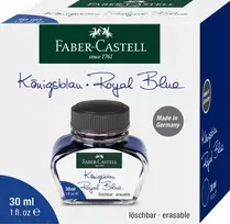 Faber-castell rašalo plunksnakotis, 30 ml, mėlynas