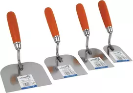 Toolty nerūdijančio plieno glaistyklė "profi" sienų glaistyklė tinkavimo glaistyklė 60, 80, 100, 120 mm - mūrui, plokščių darbams, tinkavimui - medinė rankena "pasidaryk pats" - Tlty-s010