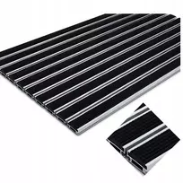 Polentex aliumininis įėjimo durų kilimėlis guminis 90x60 C17