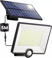Pxwaxpy 204 Led Lauko Saulės Šviestuvas su Judesio Davikliu, 3 Režimai