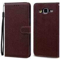 Dėklas Samsung Galaxy J3 2016, atverčiamas odinis viršelis Samsung J3 2016 dėklui, piniginė, telefono dėklas Samsung Galaxy J3 6 2016 J320F For Samsung J3 2016 kava