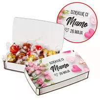 Gift4 Dovanų dėžutė saldainiams su graviruotais linkėjimais Motinos dienos proga