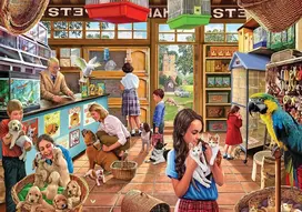 Dėlionės suaugusiems 500 detalių „pets Shop“ 52 x 38 cm dėlionės suaugusiems lavinamasis žaidimas iššūkis žaislas 1000 detalių medinės dėlionės suaugusiems vaikams