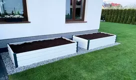 Daržovių lysvė 6 lygių anthracite 100x50x60 cm prieskoninių žolelių dėžė