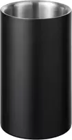 Blomus - Easy - Dvisienis vyno butelių aušintuvas - Tinka visiems standartiniams vyno buteliams - 12 cm - Colour Moonbeam 64274 - Juodas