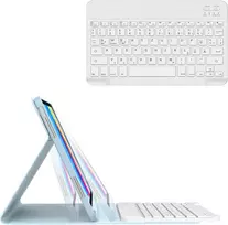 Dėklas su klaviatūra Ipad 10/11 kartai (10.9/11 colių), Bluetooth, raudonas