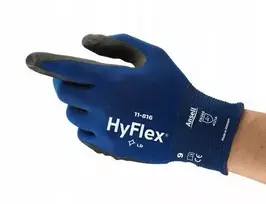 Ansell Hyflex 11-816 pirštinės: itin plonos, be silikono, be latekso, L dydis