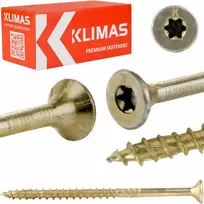 Medvaržčiai Wkręt-met 8x260 mm 50 vnt. Torx Carpenter's kūginiai Klimas Wkcs