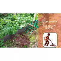 Grandininis pjūklas Innovative Garden Hand Tools šakės metalinės 40 x 40 cm