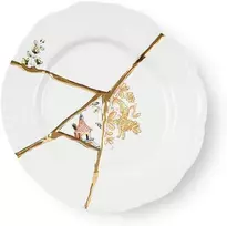 Seletti Kintsugi vaisių lėkštė iš porceliano ir 24 karatų aukso mod. 2