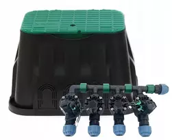 Kolektorius Rain Bird Hv 4 sekcijos Pe 25 + standartinė šulinėlis
