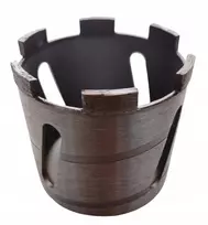 Deimantinis karūninis grąžtas 82 mm betonui, karūnėlė dėžutėms M16
