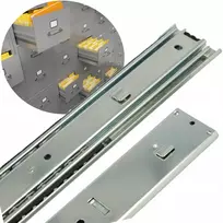 Metalinės spintos pilno ištraukimo 80kg L-400 rutulinės kreipiamosios