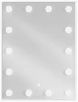 Mexen dona led apšviestas vonios veidrodis 60 x 80 cm su apsauga nuo rasojimo
