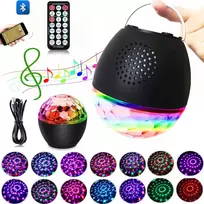 Bedee Diskotekų projektorius Disco rutulys Led Rgb atšvaitas vakarėliui lazeris + nuotolinio valdymo pultas