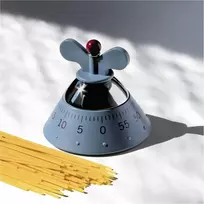 Alessi virtuvinis laikmatis, virtuvinis laikmatis pagamintas iš termoplastinės dervos, baltas