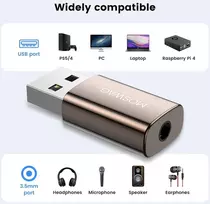 Usb į 3.5mm Garso Adapteris, Išorinė Garso Plokštė