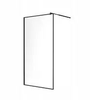 Mexen Dušo sienelė 8mm walk-in 70cm juodas rėmas esg stiklas loft