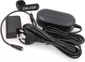 Zblzgp Dmw-ac8 Ac adapterio maitinimo šaltinis ir Dmw-dcc12 fiktyvi baterija Dc jungties rinkinys, skirtas Panasonic Lumix Dmc-gh3k Dmc-gh4k Dmc-gh5 Dc-g9l fotoaparatui