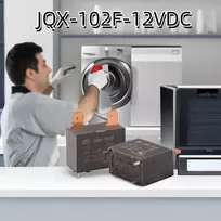 Jqx-102f-12vdc 20a 4 kontaktų relė (2 vnt. pakuotė)