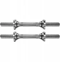 Platinum Fitness 2 štangų rinkinys 36 cm 25 mm tiesus trumpas štangos grifas su sriegiu