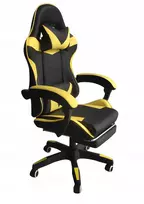 Biuro kėdė su kojų atrama, žaidimų, patvari, eko oda, ergonomiška