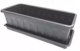 Balkono dėžutės laikiklis 50cm Antracitas Wodar