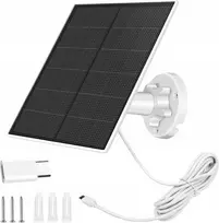 5w saulės baterija apsaugos kamerai su Usb jungtimi, atspari vandeniui Ip65